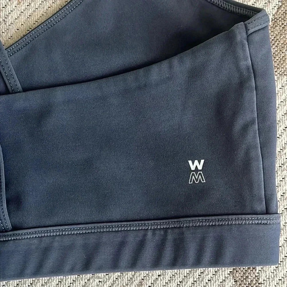 We over Me strappy washed black sports bra - Picture 11 of 13